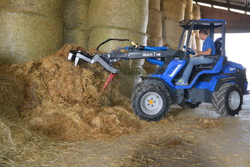 Heavy duty silage fork