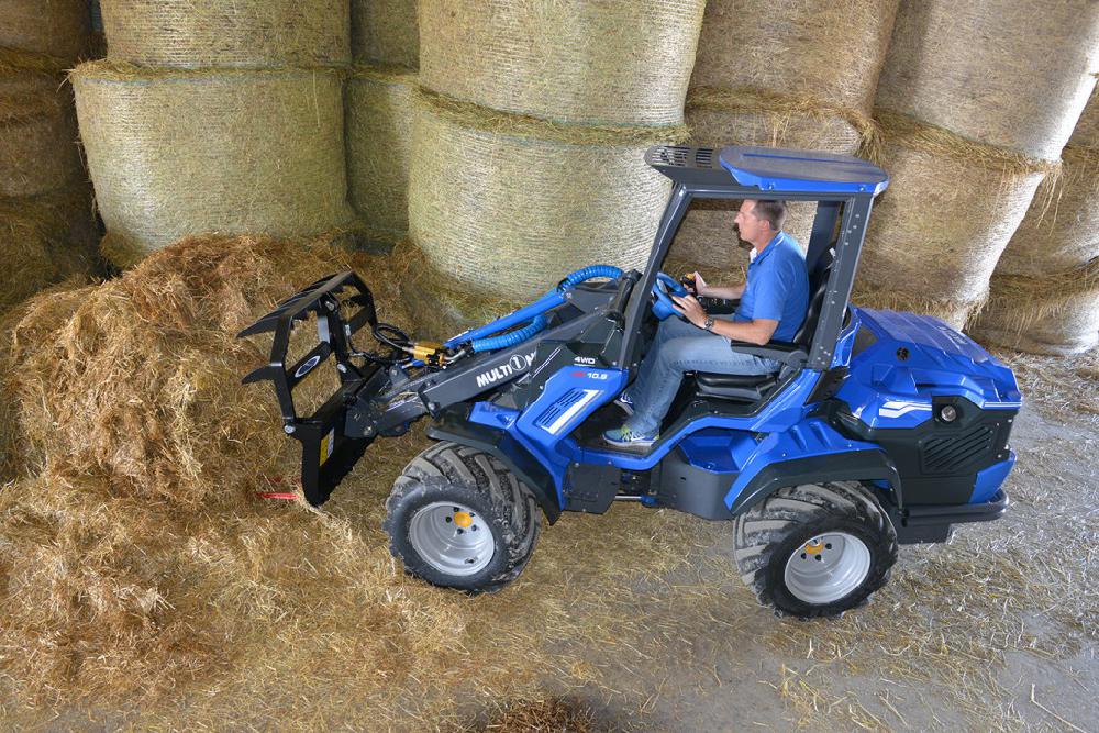 Heavy duty silage fork