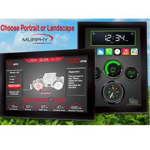 POWERVIEW® 1100  10.6 portrait or landscape color high definition display