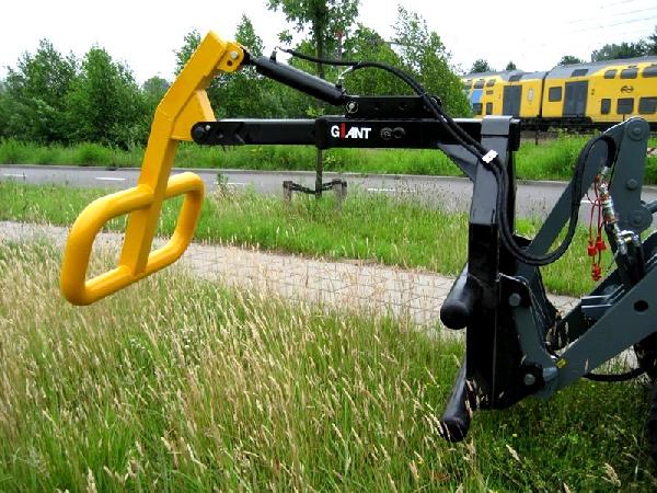 Bale clamps with backlamp, square bales