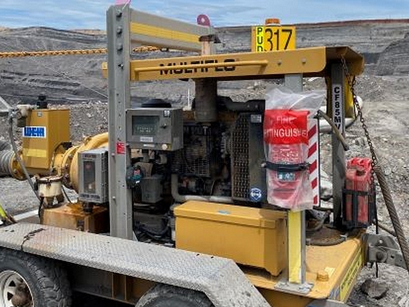 Remore monitoring of a dewatering pump