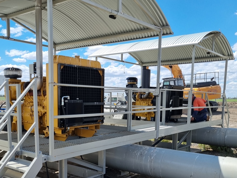 Remote control and monitoring of diesel pumps 