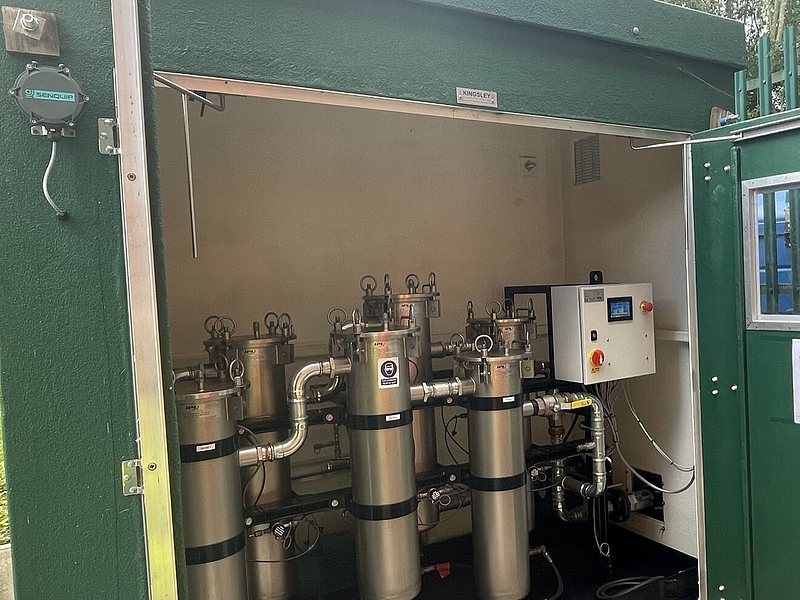 Fuel polisher monitoring ensuring clean fuel